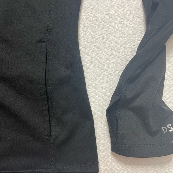 DSG Black Athletic Jacket Rainbow Zipper Girl’s Size Small (8-9) - Picture 4 of 10